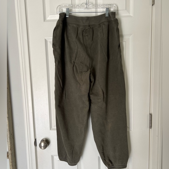 Aerie Green Sweat Pants Zip Up Size XL - Picture 6 of 9